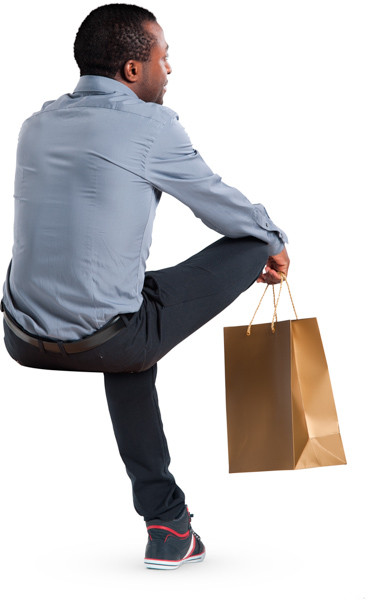 Sitting man image