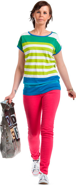 Walking woman image