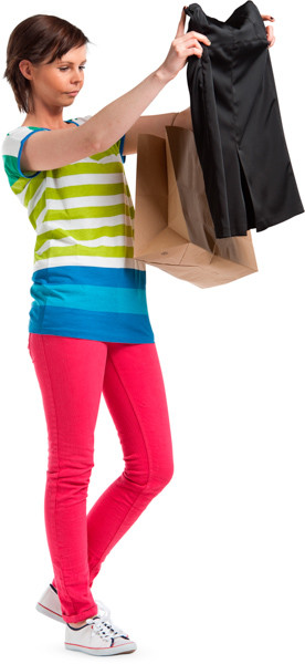 Standing woman image