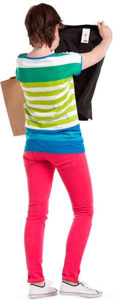 Standing woman image