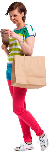 Standing woman image