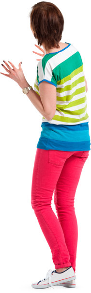 Standing woman image