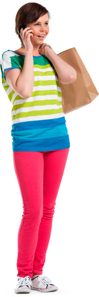 Standing woman image