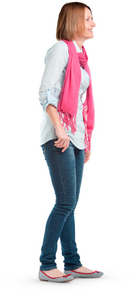 Standing woman image