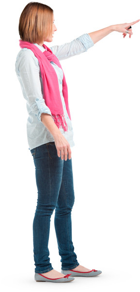 Standing woman image