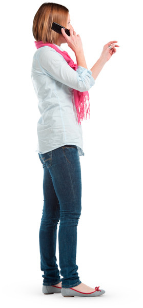Standing woman image
