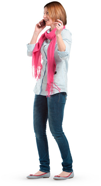 Standing woman image