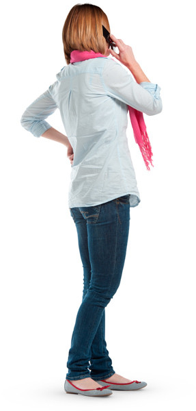 Standing woman image