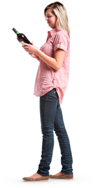 Standing woman image
