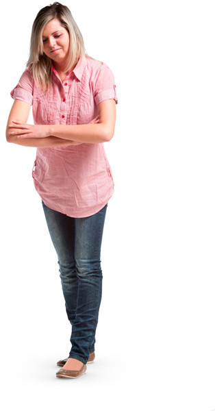 Standing woman image