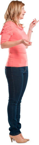 Standing woman image