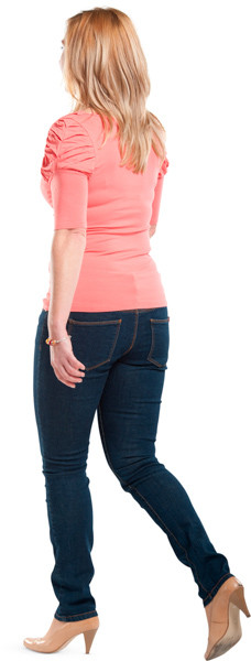 Walking woman image