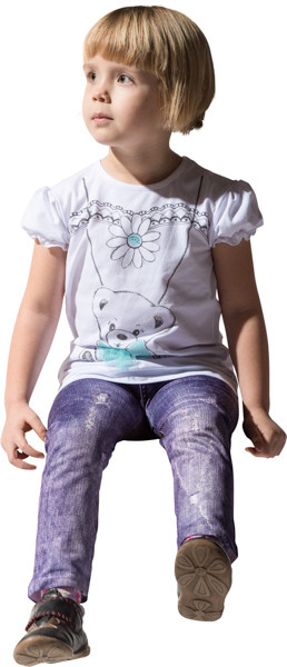Sitting girl image