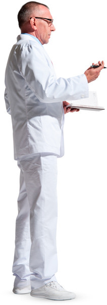 Standing doctor image