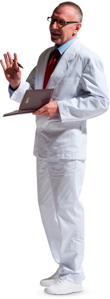 Standing doctor image