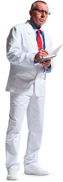 Standing doctor image