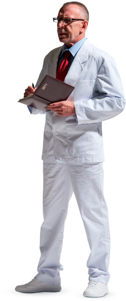 Standing doctor image