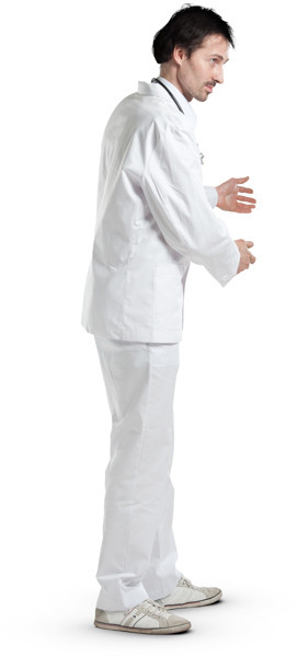 Standing doctor image