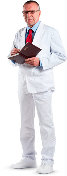 Standing doctor image