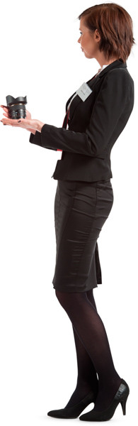 Standing hostess image