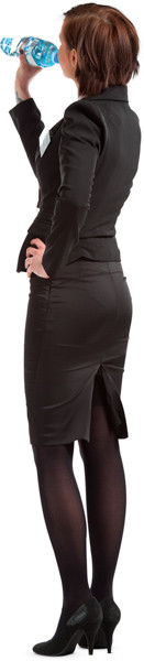 Standing hostess image