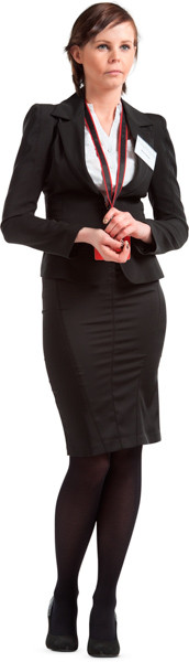 Standing hostess image