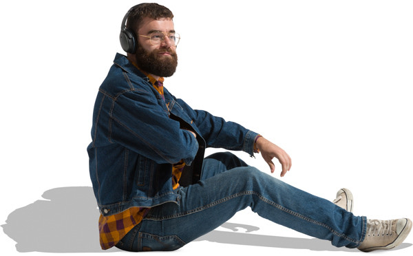 Man lying in the park image