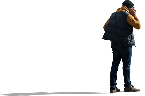 Standing man image
