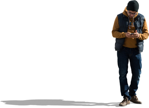 Standing man image