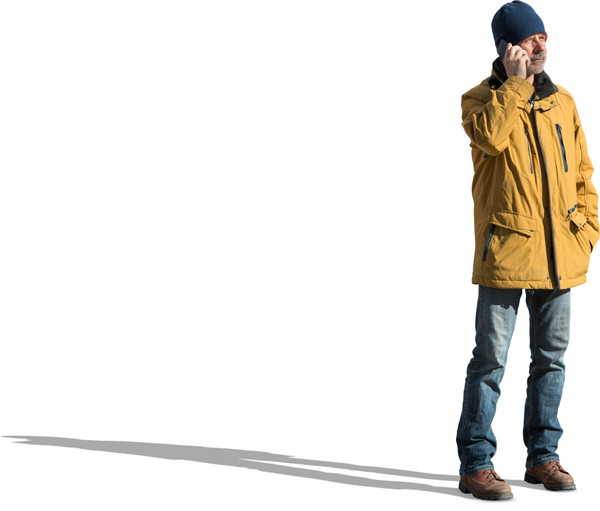 Standing man image