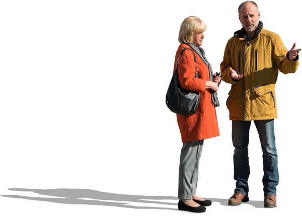 Standing couple image