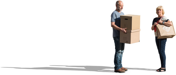 Standing couple image
