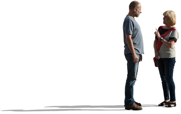 Standing couple image