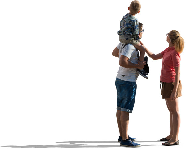 Standing family image