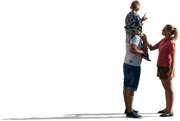 Standing family image