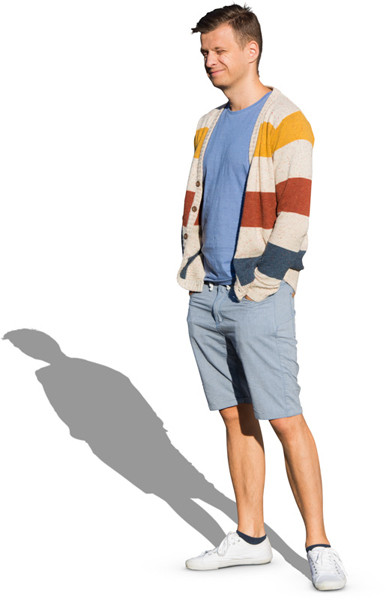 Standing man image