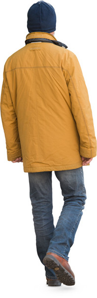 Walking man image
