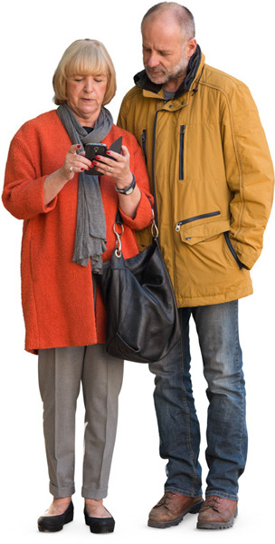 Standing couple image