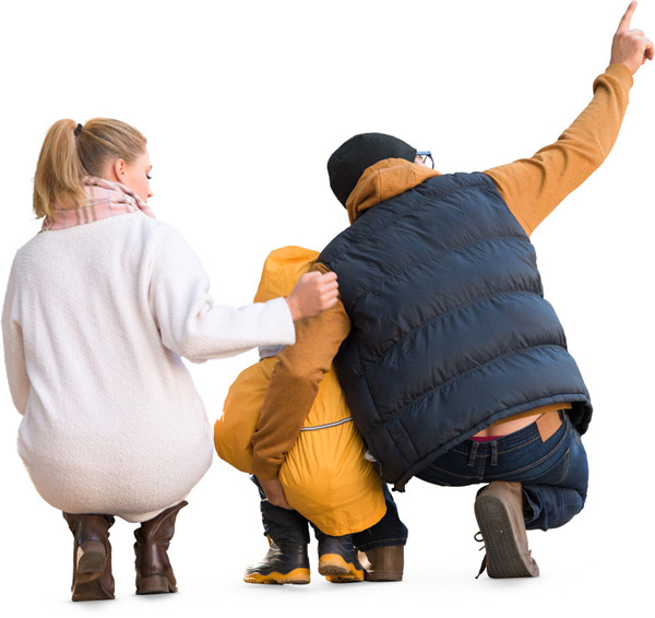 Sitting family image