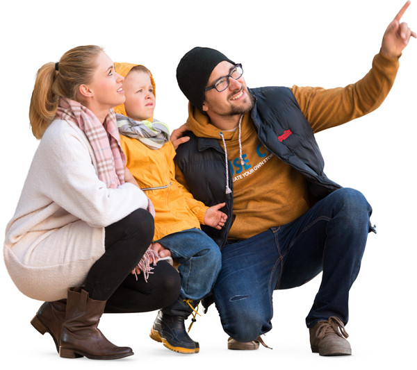 Sitting family image