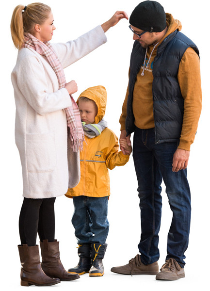 Standing family image