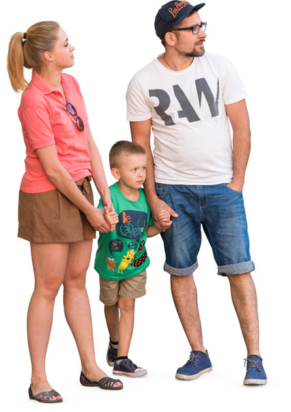 Standing family image