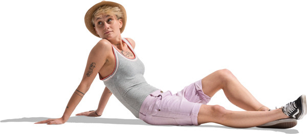 Woman lean image