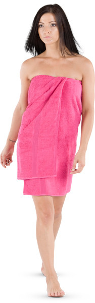 Walking girl in towel image