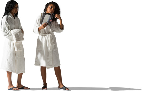 Standing girls image