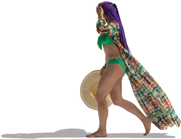 Woman in summer stylish image