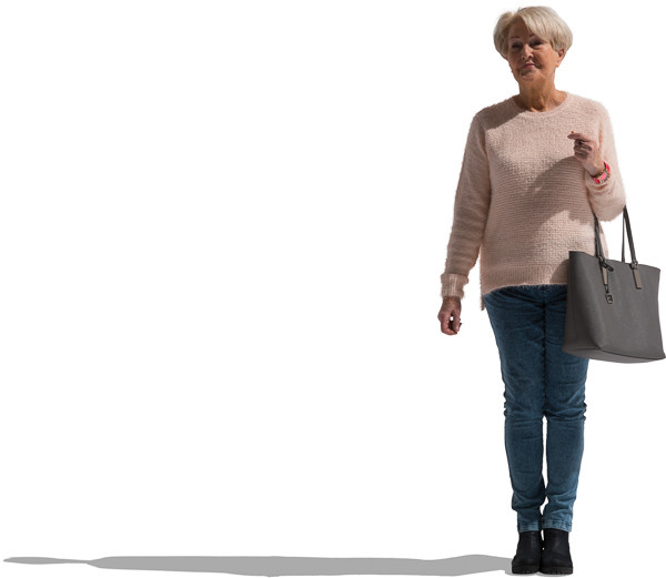 Standing woman image