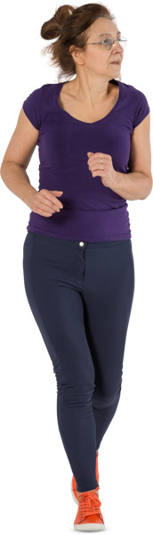 Ruing woman in sport clothes image