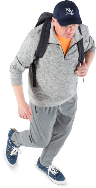 Walking man image