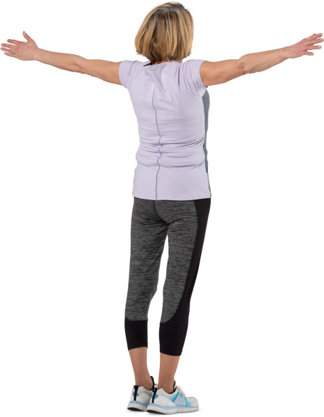Training woman in shirt image